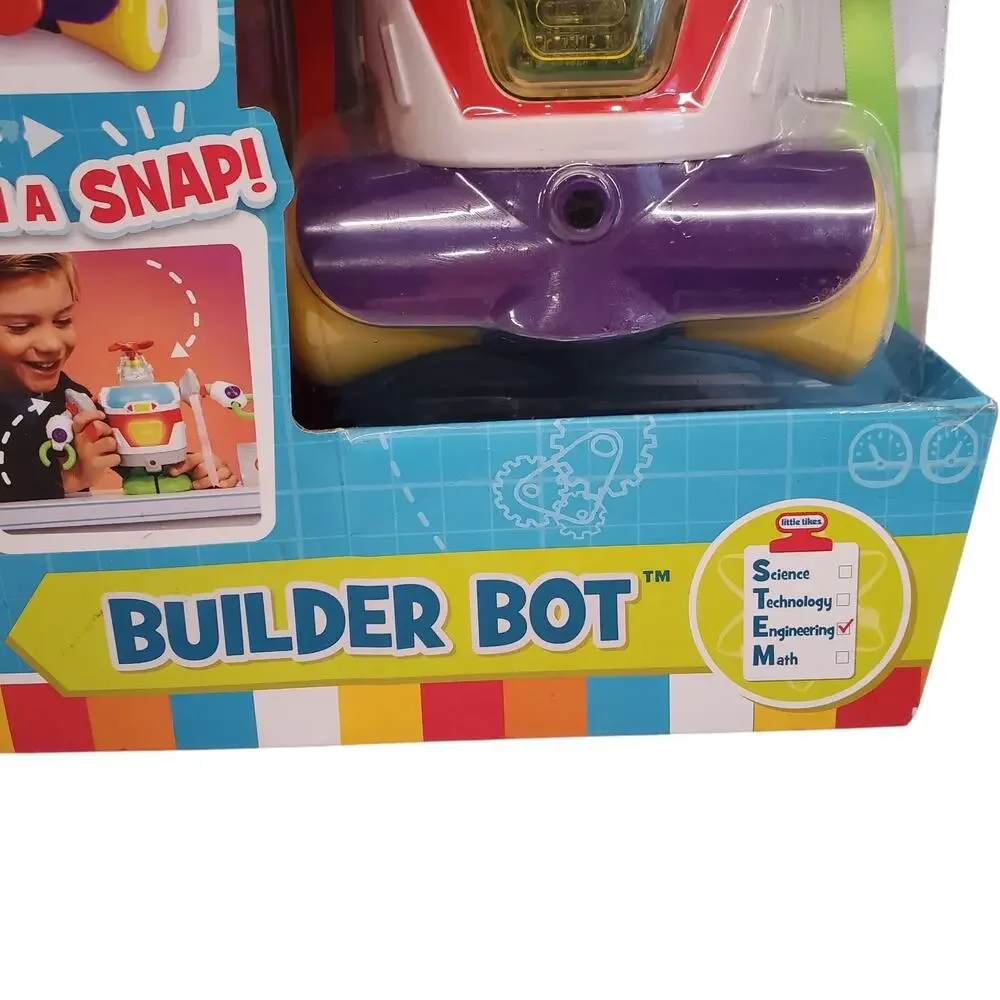 Little Tikes Stem Jr Builder Bot Robot Playset Hands On Educational Toy NEW
